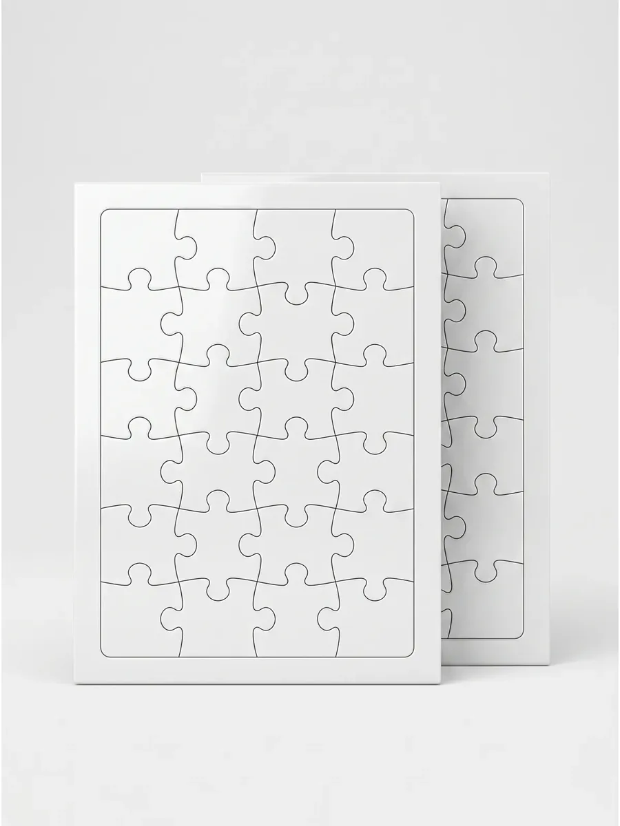 Puzzle Süblimasyon Baskı için tüm yüzey logo uygulamalı ürün görseli