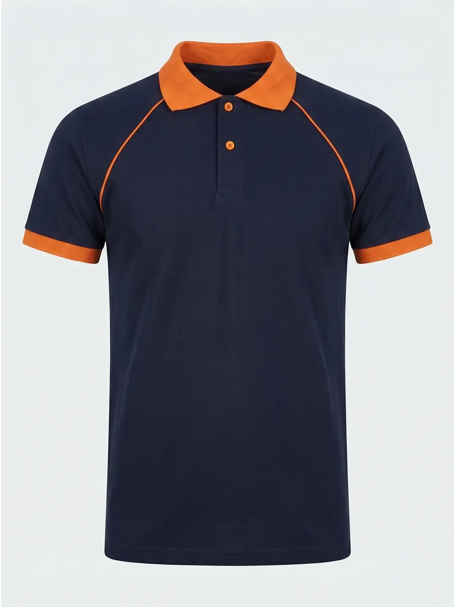 Polo Yaka Tişört Reglan Kol