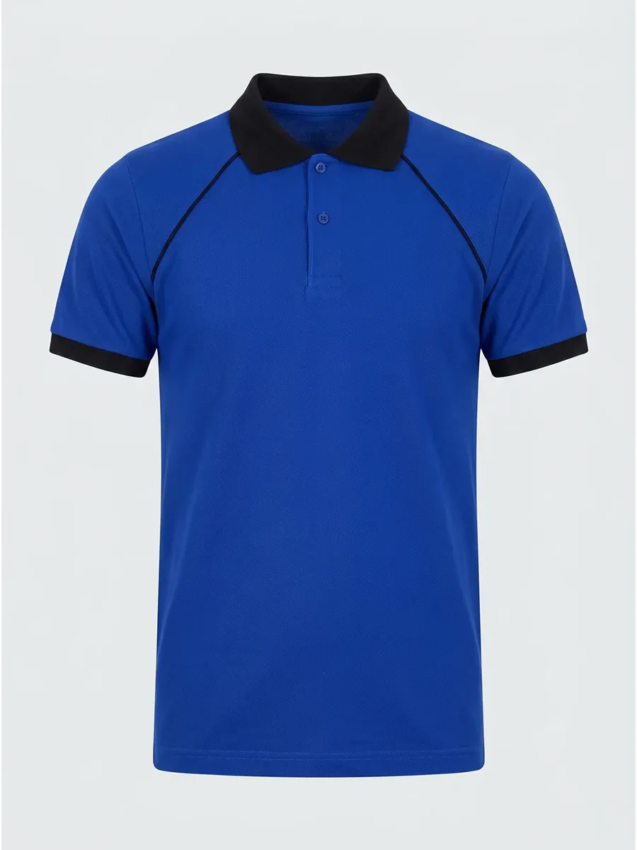 Polo Yaka Tişört Reglan Kol